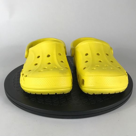 Crocs Baya Clogs Yellow Waterproof Slip On Sandals Women’s Size 7 - Picture 2 of 12